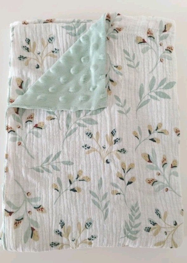 Zomerdeken mint wit, Ophalen of Verzenden, Nieuw, 100 cm, Deken