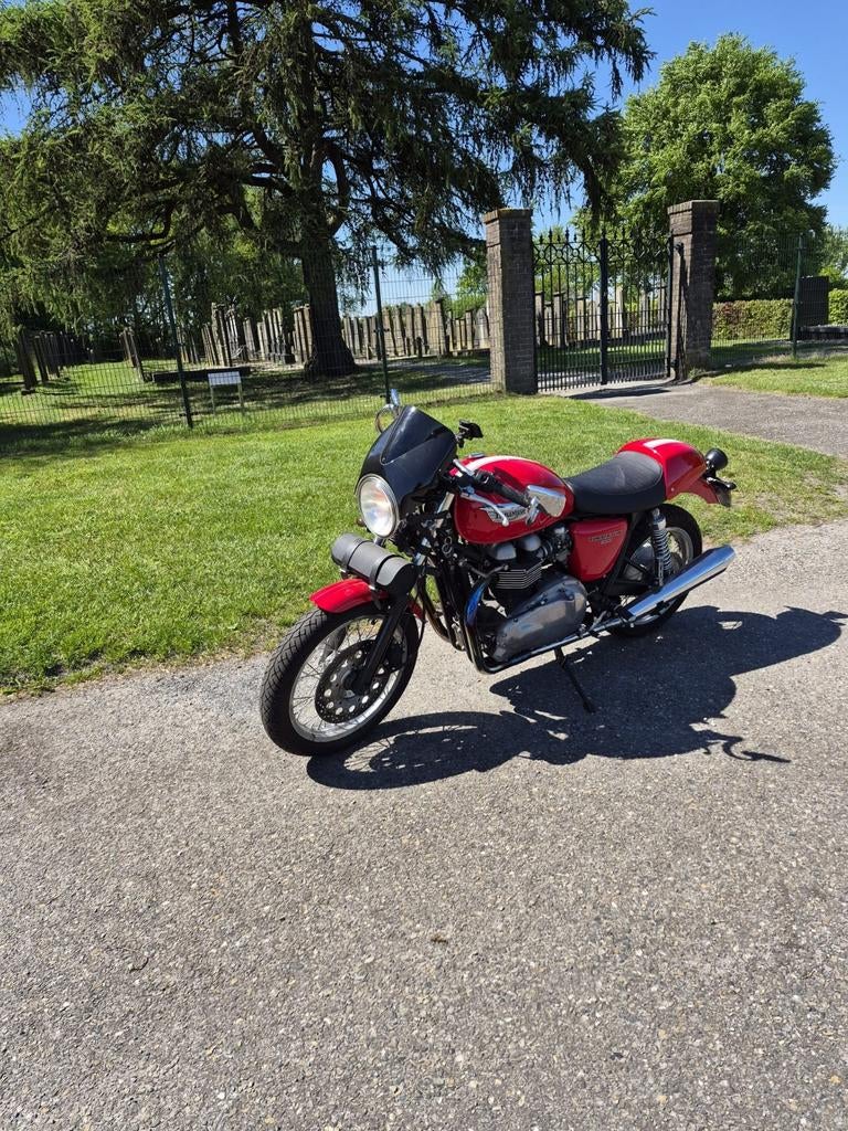 Triumph Thruxton 2009 - Goed onderhouden, Motoren, 2 cilinders, Motorrijbewijs A, Gebruikt, Particulier