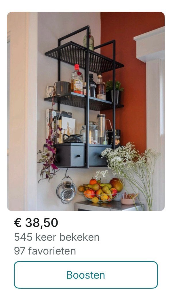 Populair Wandrek Fjällbo IKEA, Ophalen, Zo goed als nieuw