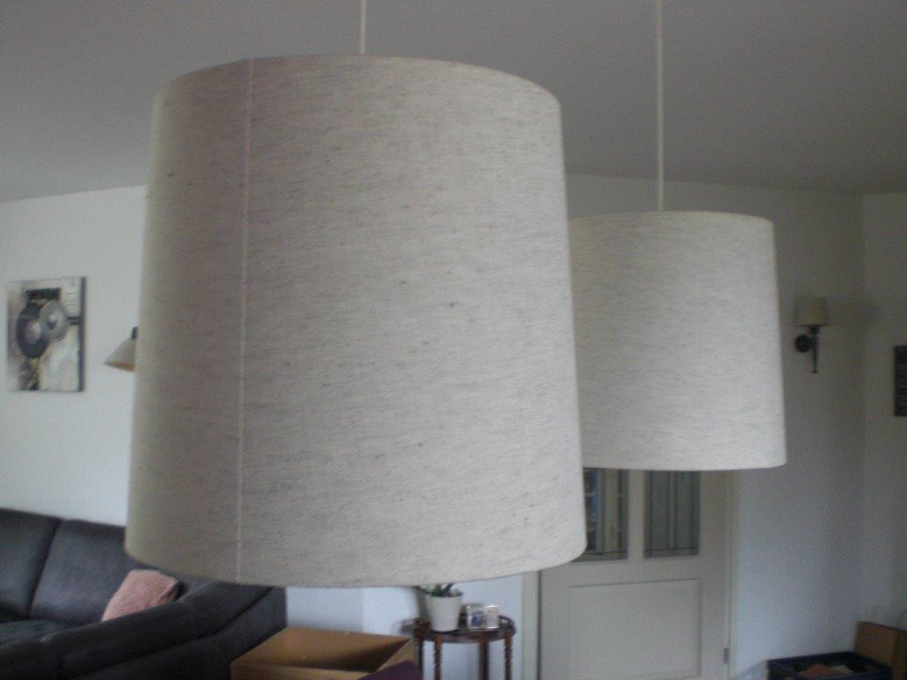 Lampenkappen (hang), Ophalen, Gebruikt, 25 tot 50 cm, Beige