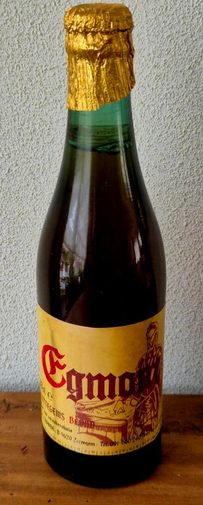 1987 oude fles EGMONT ZOTTEGEMS blond bier, Verzamelen, Ophalen of Verzenden, Zo goed als nieuw, Flesje(s), Overige merken
