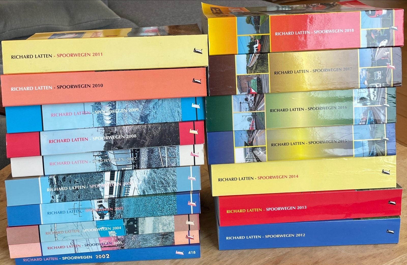 Complete serie Spoorwegen boeken - 17x samen, Boeken, Ophalen of Verzenden, Zo goed als nieuw, Trein