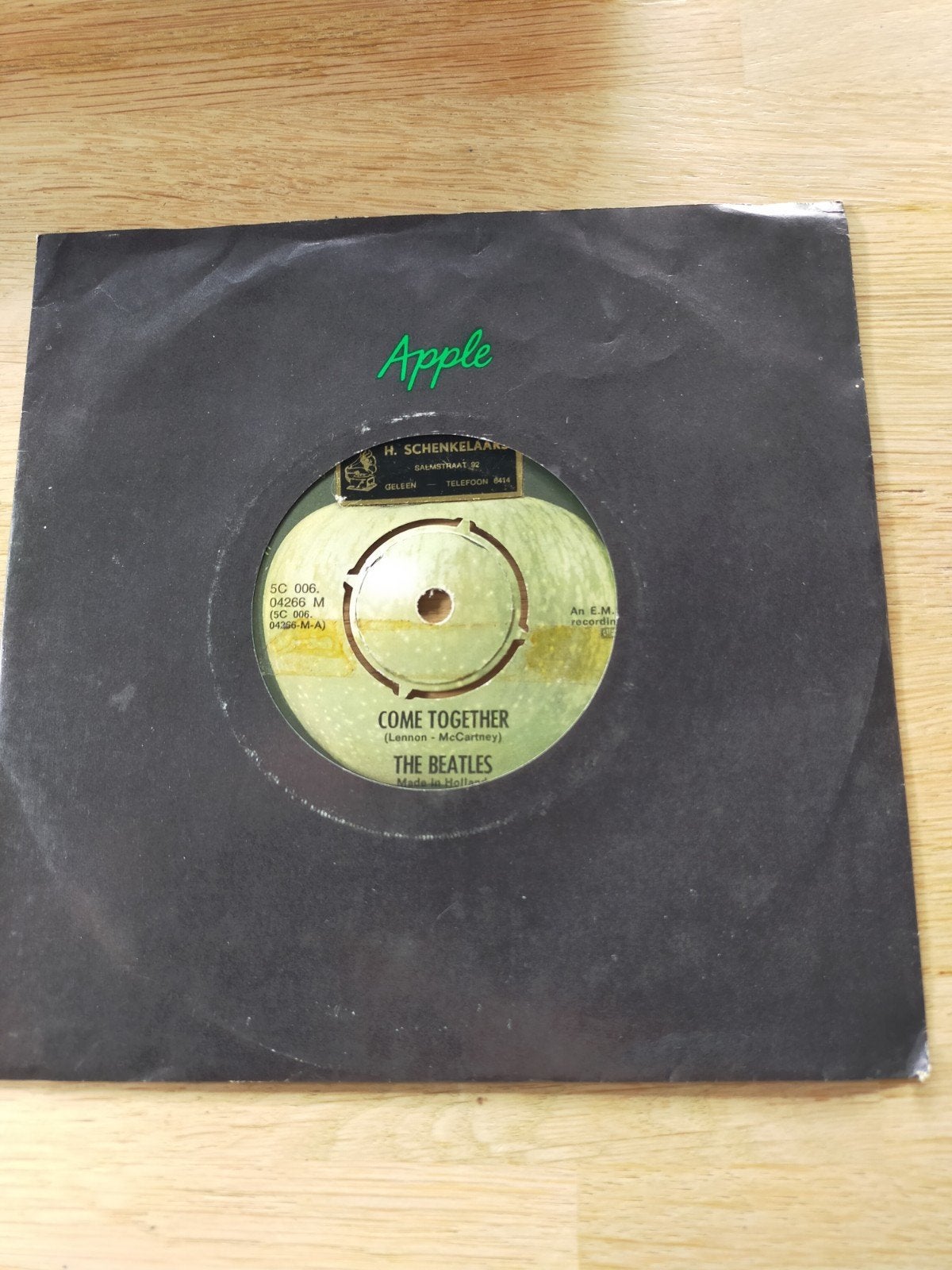 the Beatles , come together / something, Ophalen of Verzenden, Zo goed als nieuw, Overige formaten, Disco