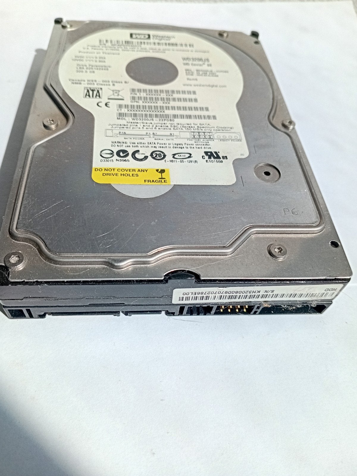 WD Caviar SE 320GB HDD - Intern SATA Harde Schijf, Computers en Software, Harde schijven, Intern, 320 GB, Ophalen of Verzenden