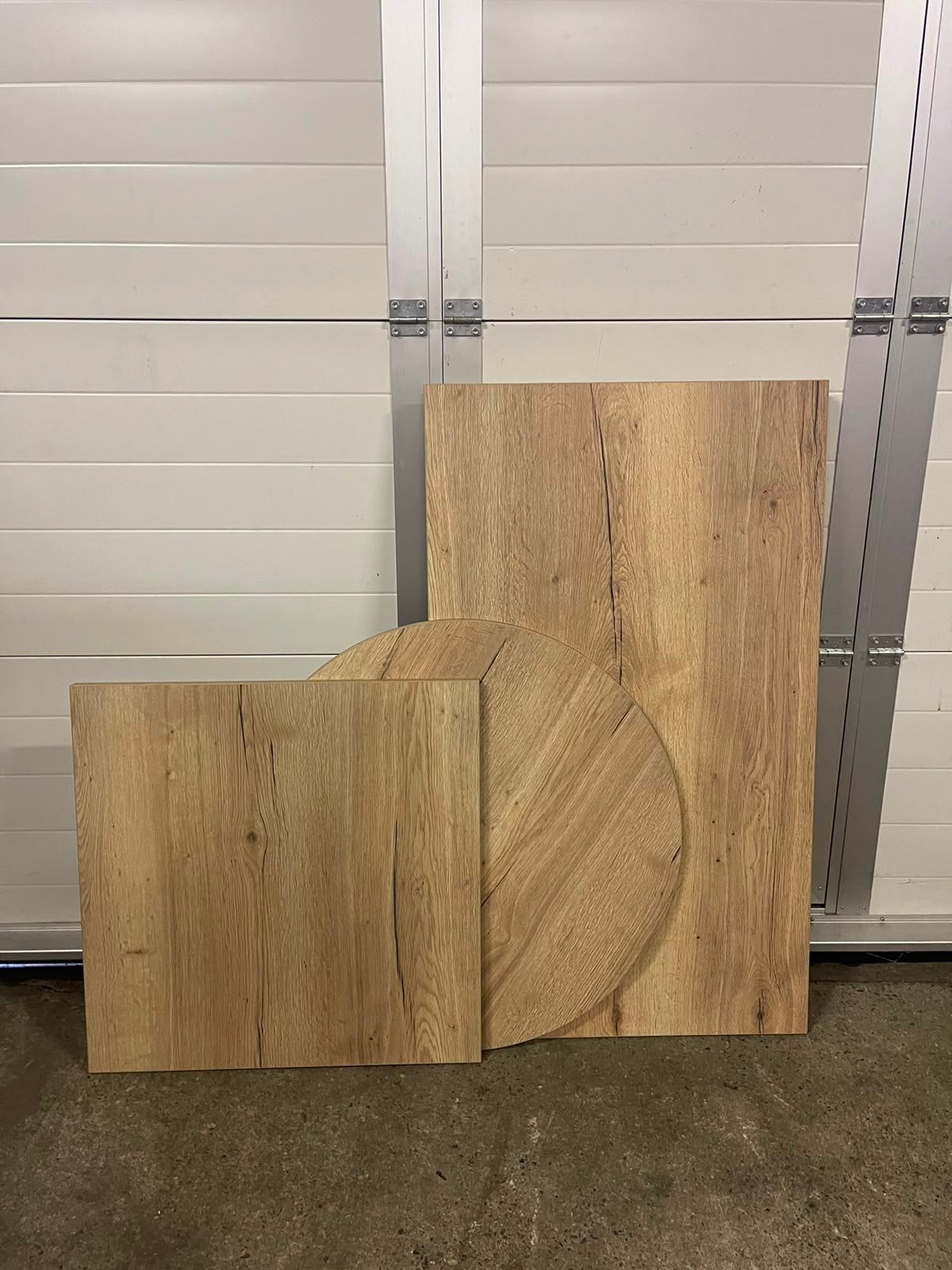 40 Stuks melamine horecs restaurant tafelbladen houtlook, Ophalen