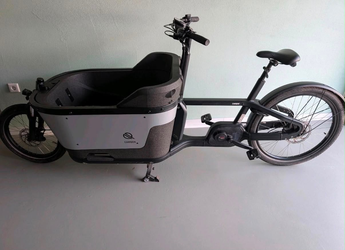 Carqon Cruise e-bakfiets - Zo goed als nieuw, 700 km!, Fietsen en Brommers, Fietsen | Bakfietsen, Elektrisch, Zo goed als nieuw