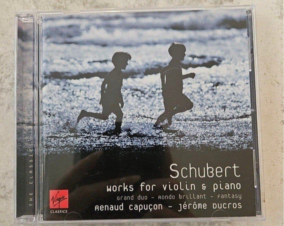 Schubert – Works for Violin & Piano – Capuçon / Ducros, Ophalen of Verzenden, Romantiek, Zo goed als nieuw