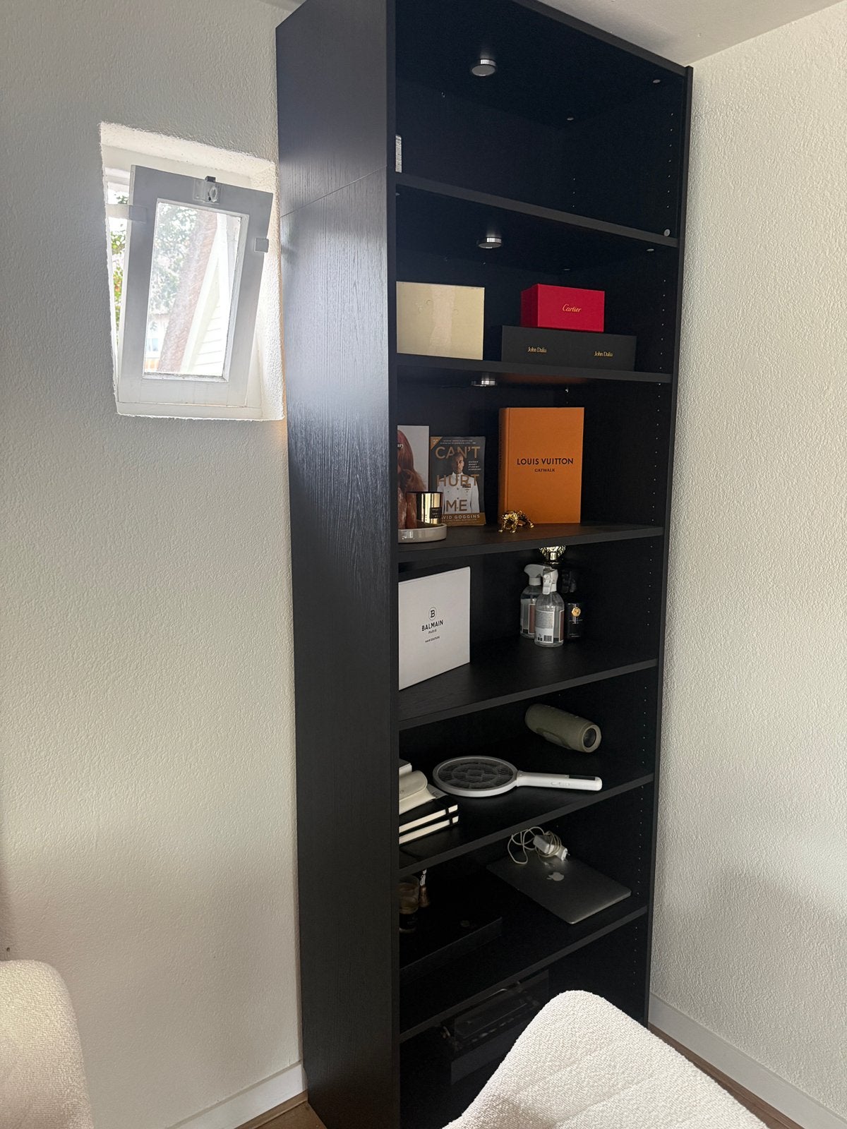 2x IKEA BILLY boekenkast – zwart – nette staat, (Half)hoge kast, 200 cm of meer, Zo goed als nieuw, 25 tot 50 cm
