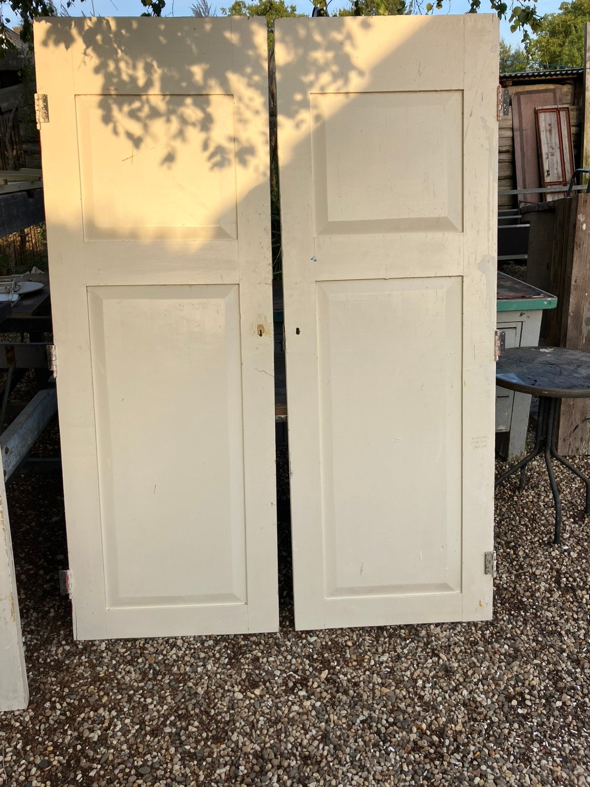 2 paneeldeuren, Ophalen, Binnendeur, 200 tot 215 cm