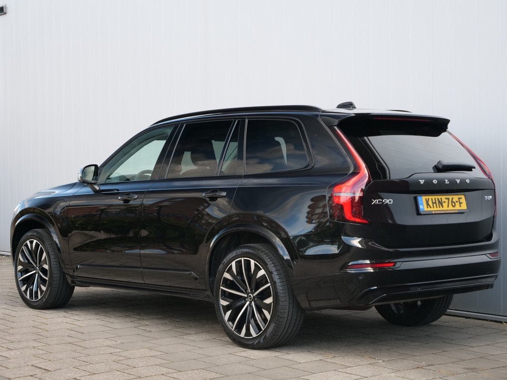 Volvo XC90 2.0 T8 Plug-in hybrid AWD Plus Dark 455 Pk Automa, Auto's, Volvo, 4 cilinders, 7 stoelen, Zwart, Vierwielaandrijving