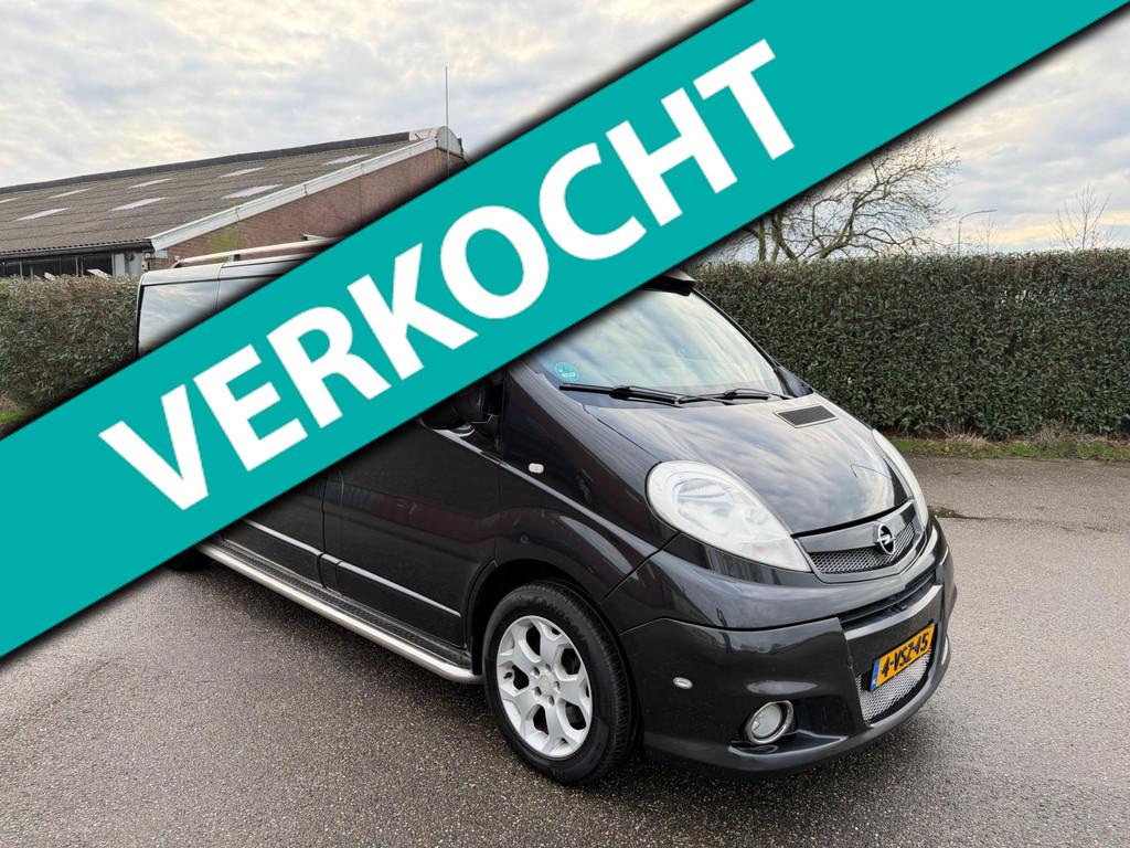 Opel Vivaro 2.5 CDTI 150PK VPC - L2H1 - AC - APK 1/2027, Voorwielaandrijving, Gebruikt, 2000 kg, Zwart