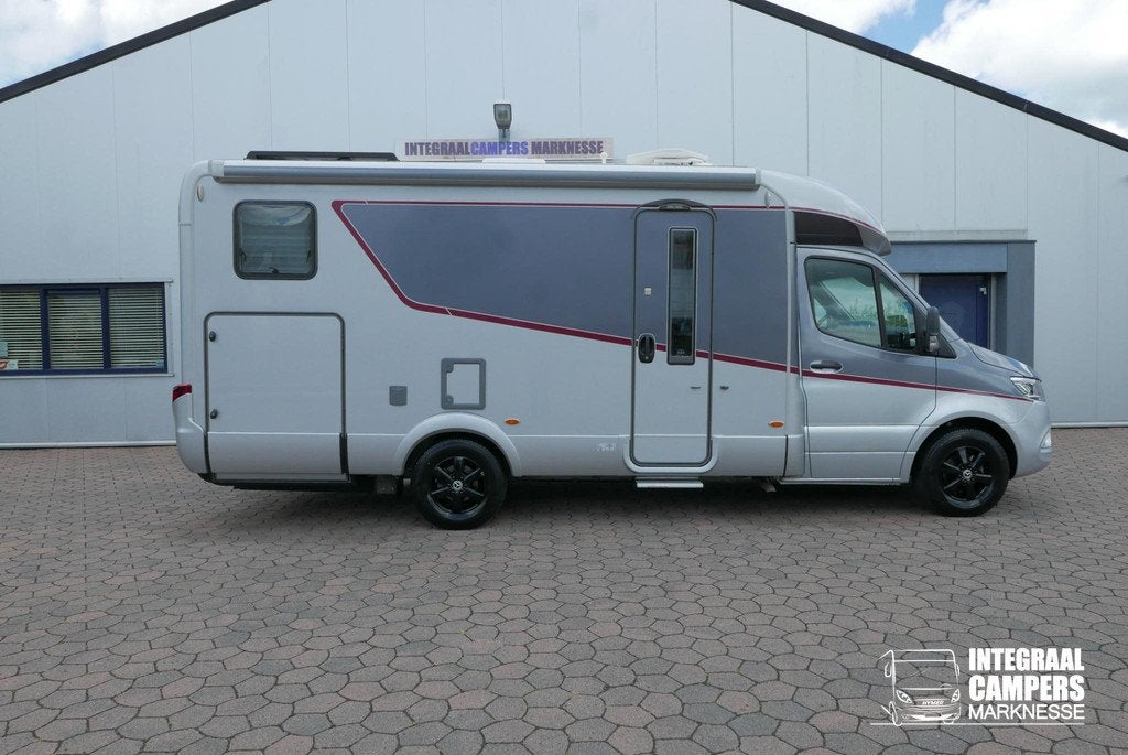 Hymer BMC-T 600 Mercedes | Luchtvering | Lithium | Zonnepane, Caravans en Kamperen, Campers, Tot en met 2, 7 tot 8 meter, Bedrijf