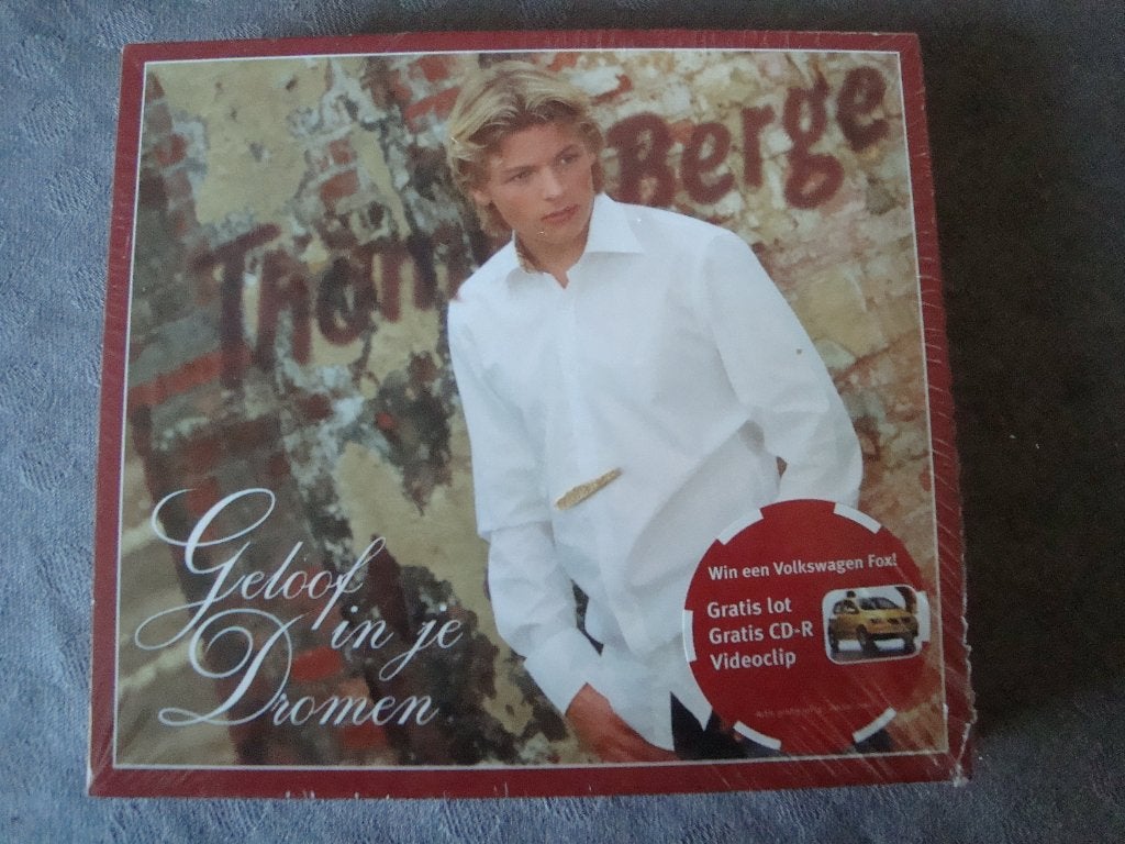 Thomas berge geloof in je dromen nieuw in plastic, Ophalen of Verzenden, Nieuw in verpakking, Levenslied of Smartlap
