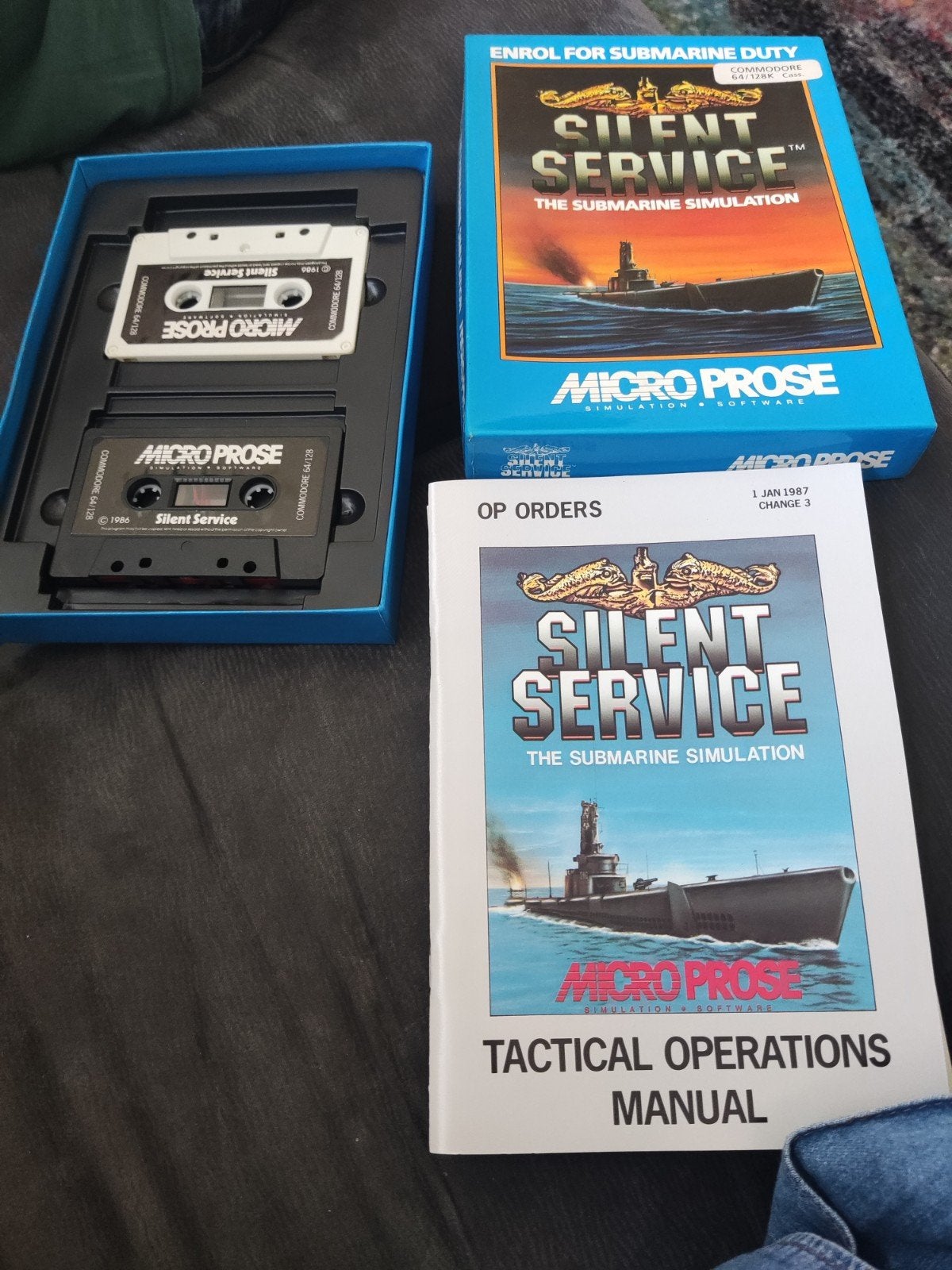 Silent Service voor Commodore 64/128., Ophalen of Verzenden