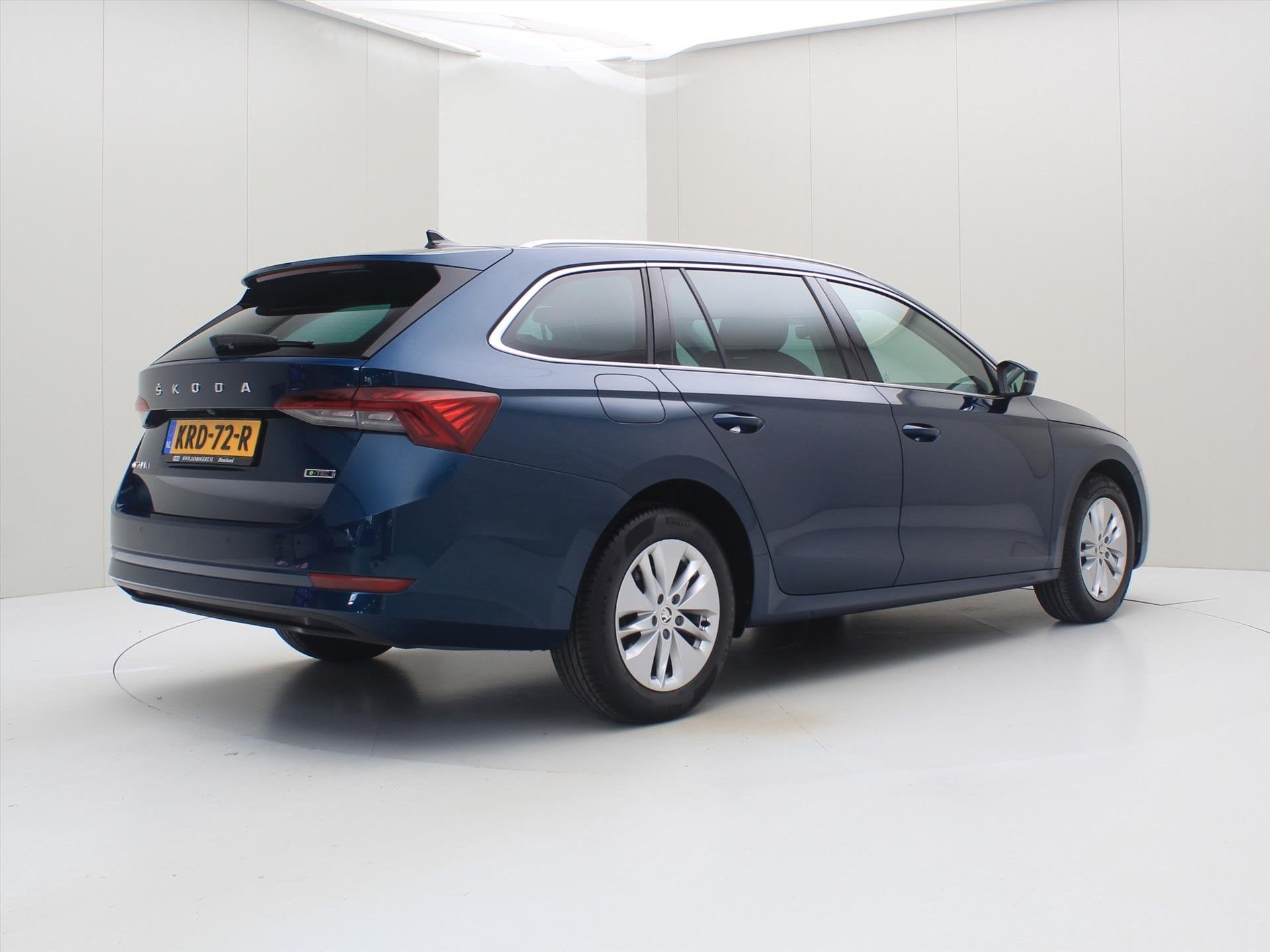 Skoda Octavia Combi 1.0 e-TSI 110PK DSG7 [ ACC+STOELVERWARMI, Dealer onderhouden, Stof, Gebruikt, Blauw