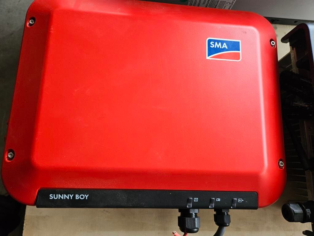 7 JA Solar zonnepanelen met SMA Sunny Boy omvormer, Ophalen, Gebruikt, Compleet systeem, 200 wattpiek of meer