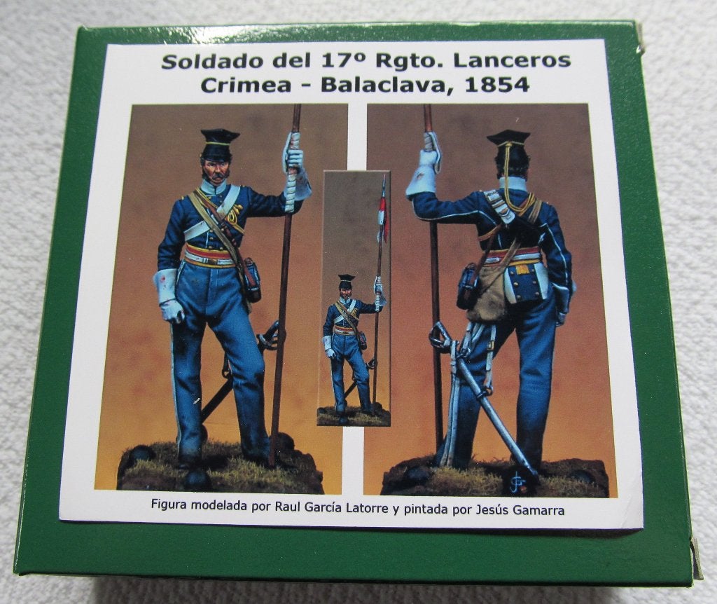 1/24 Art Girona 17th Lancers Crimea 1854, Balaclava - 75mm, Verzenden, Nieuw, Groter dan 1:35, Figuur of Figuren