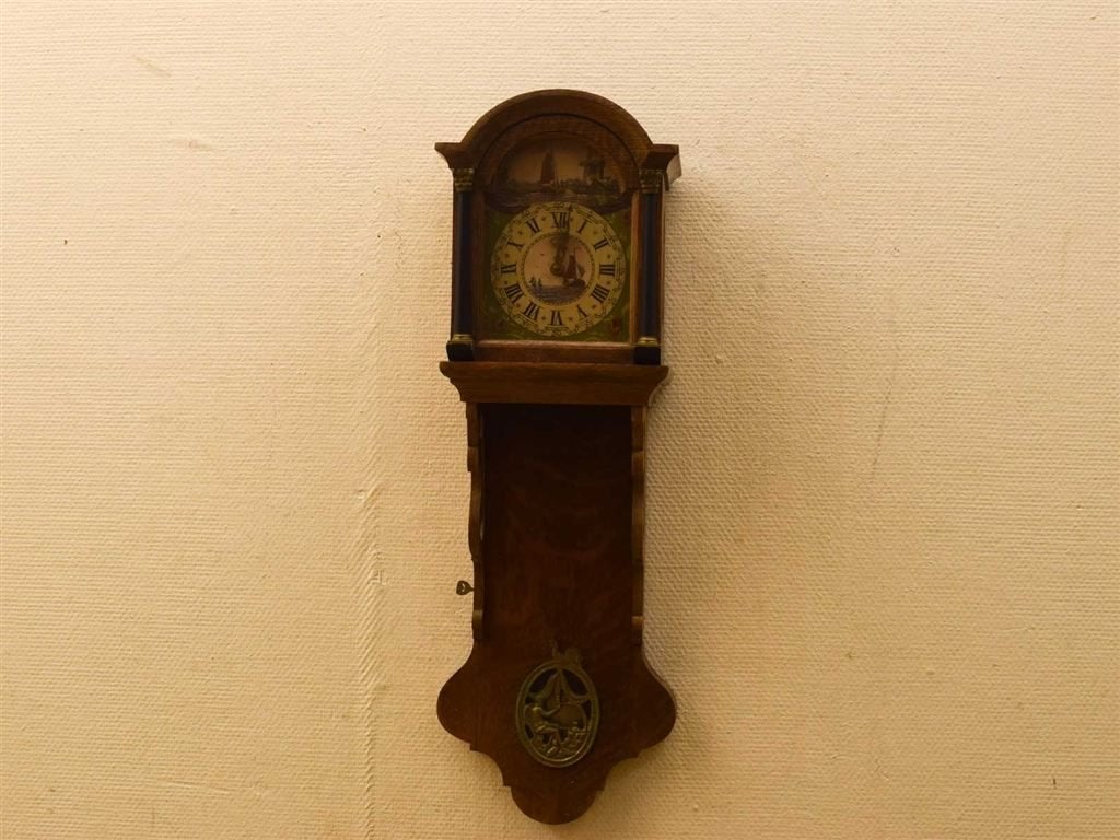 Minnie Friese staartklok 51618, Huis en Inrichting, Ophalen of Verzenden, Gebruikt, Wandklok