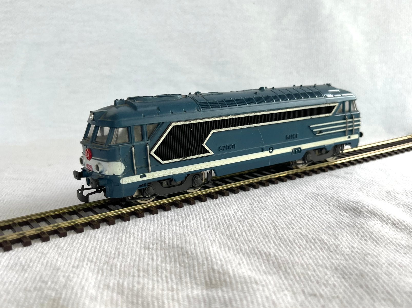 Jouef SNCF 67001 Diesellok H0, Hobby en Vrije tijd, Modeltreinen | H0, Gebruikt, Jouef, Ophalen of Verzenden, Analoog