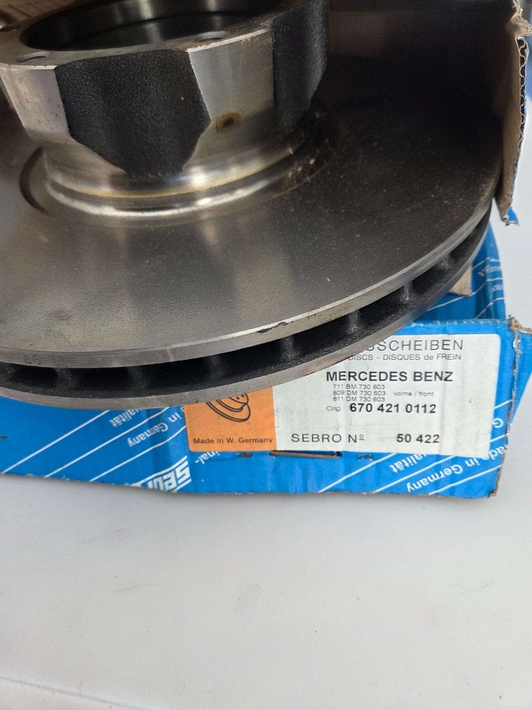 Set Sebro Remschijven Mercedes T2 Vario, Niet ingevuld, Ophalen of Verzenden, Niet ingevuld, Niet ingevuld