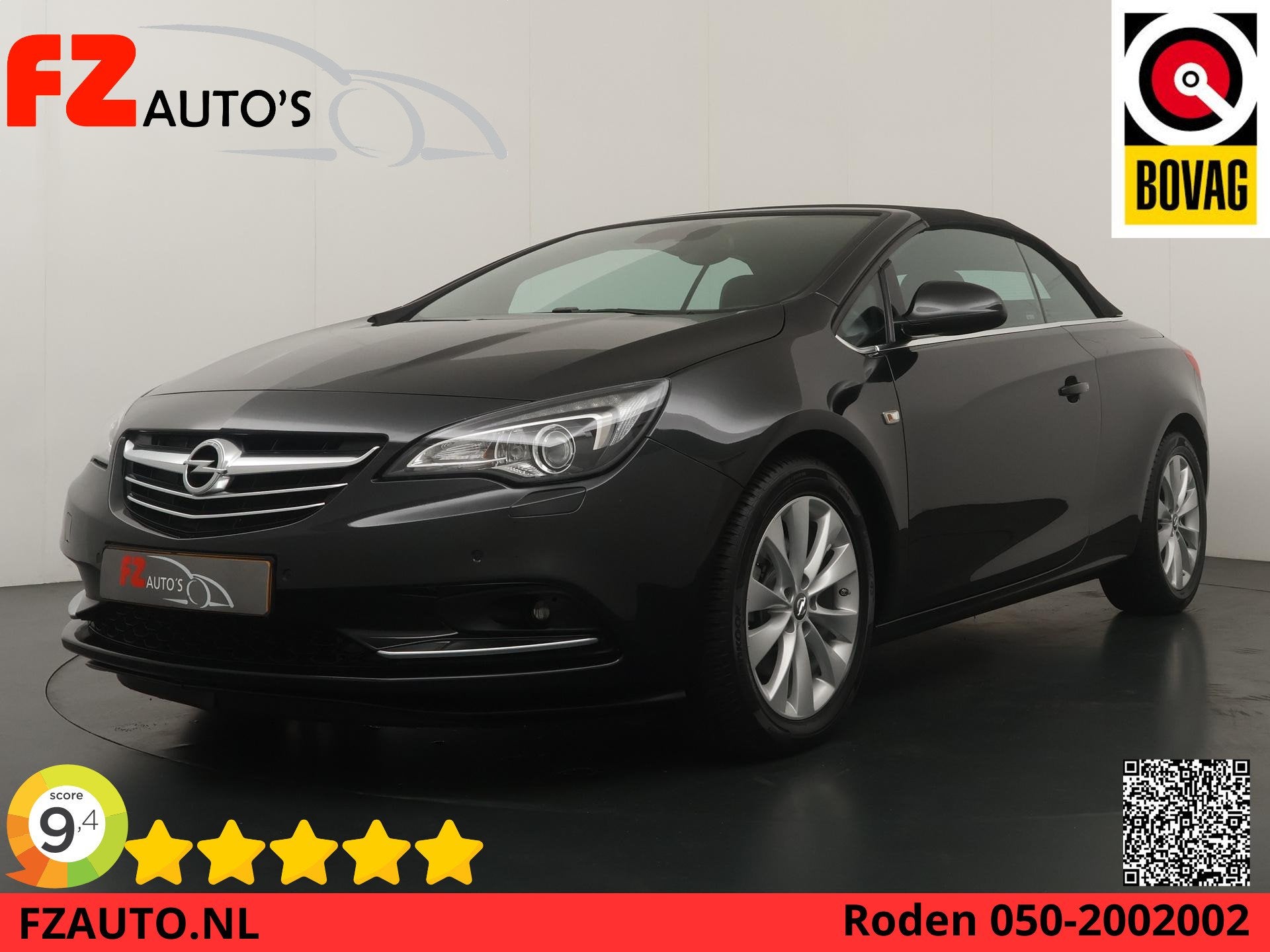 Opel Cascada 1.6 Turbo Innovation Automaat - Lederen bekledi, Auto's, Opel, Gebruikt, 4 cilinders, Cabriolet, 4 stoelen
