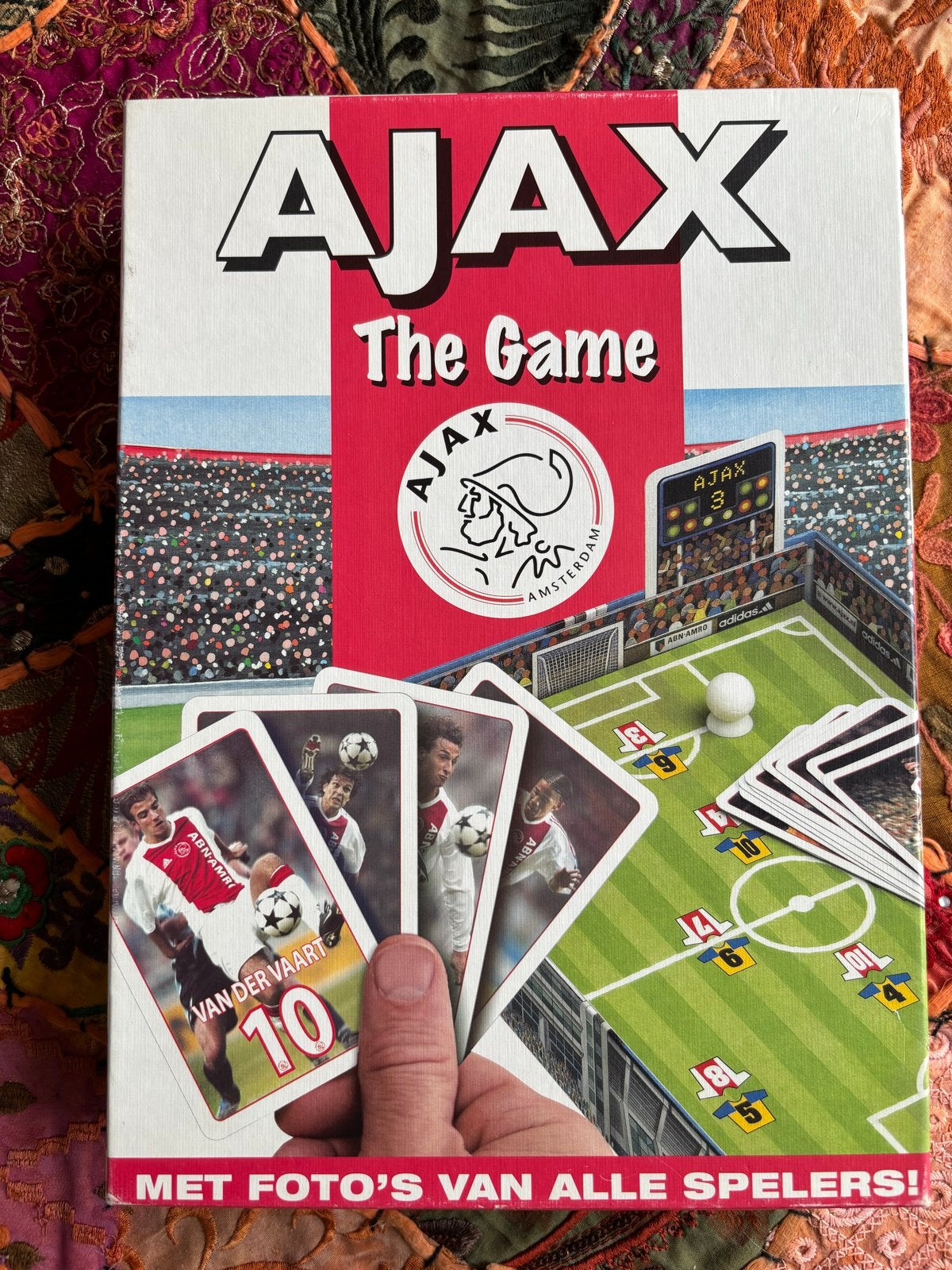 Ajax The Game - Voetbalbordspel met spelerskaarten, Een of twee spelers, Ophalen of Verzenden, Gebruikt