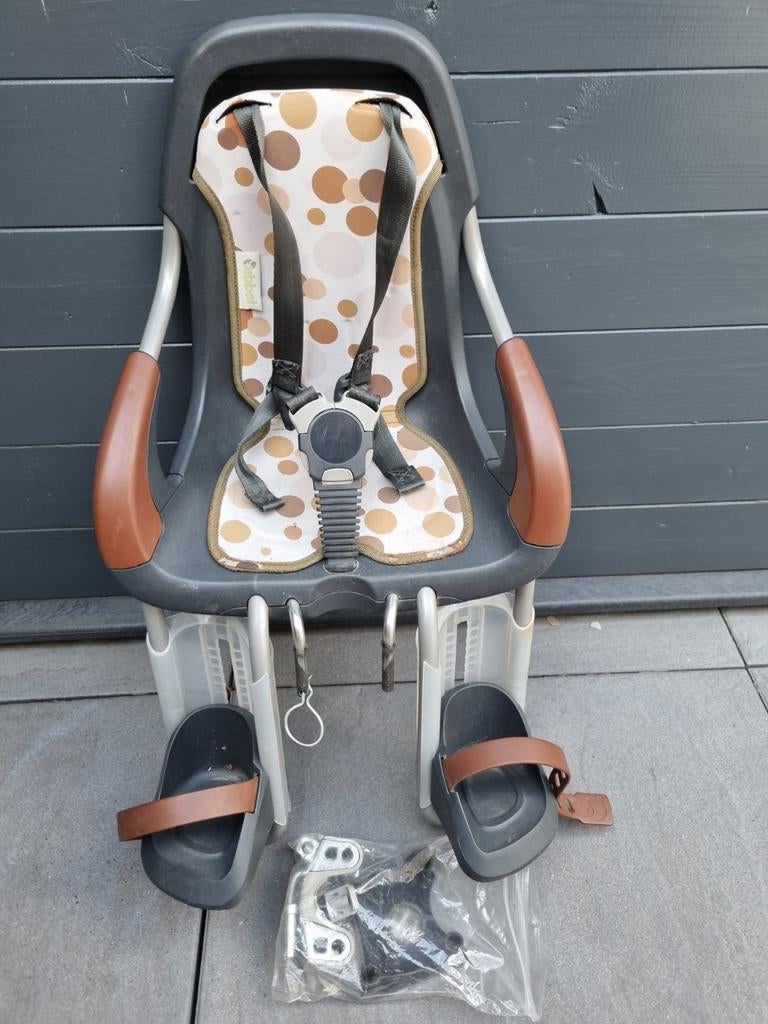 fietszitje voor voorop fiets , inclusief bevestiging, Ophalen, Achterzitje, 22 t/m 36 kg, Bobike
