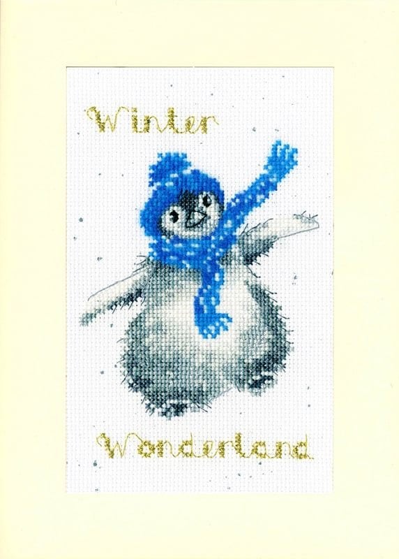 Borduurpakket Winter wonderland xmas55, Hobby en Vrije tijd, ., Nieuw, Ophalen of Verzenden, .