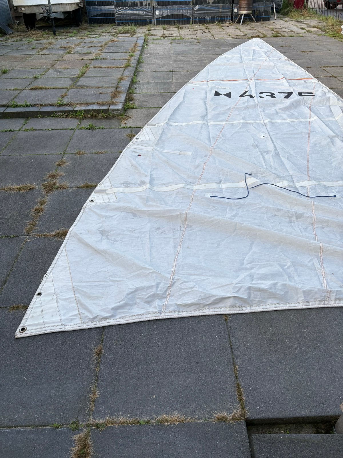 Grootzeil met NKK-teken en nummer 4375, Ophalen of Verzenden, Gebruikt