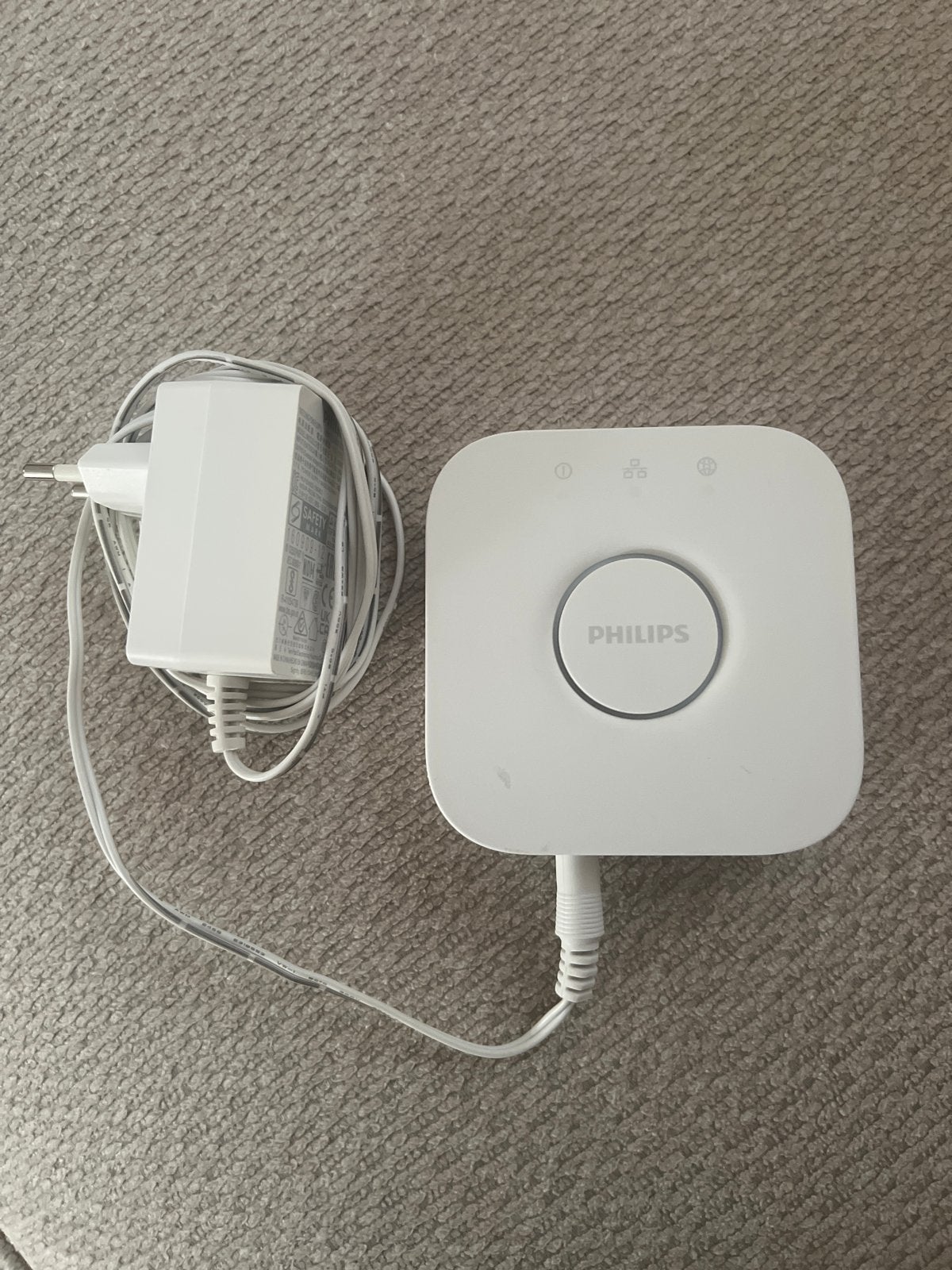 Philips Hue Bridge V2 met adapter, Ophalen, Zo goed als nieuw