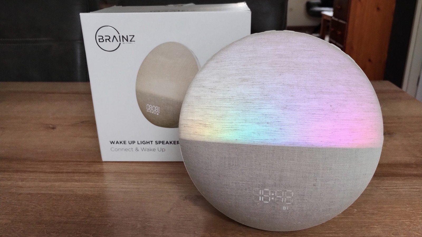 BRAINZ Wake Up Light Grijs. eerst lezen!, Witgoed en Apparatuur, Ophalen of Verzenden, Zo goed als nieuw, Digitaal