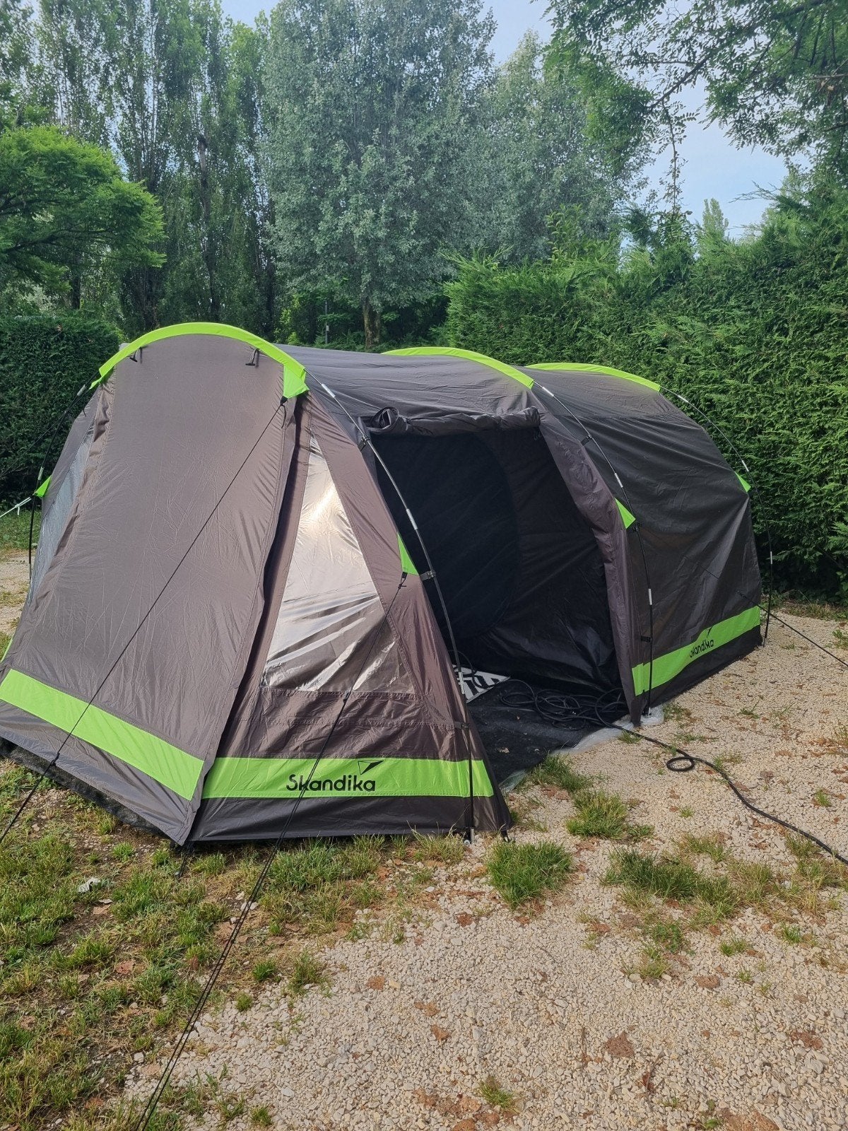 Skandika Kambo 4 tunneltent, Obelink 1x gebruikt, Caravans en Kamperen, Ophalen, Zo goed als nieuw, Tot en met 4