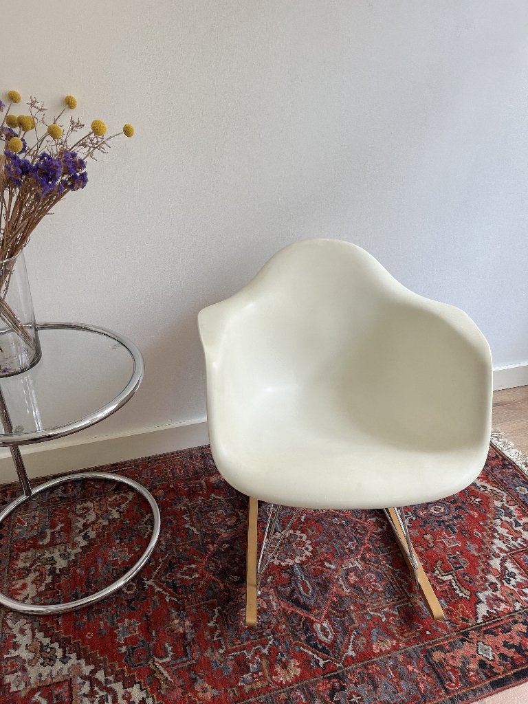 Originele Vitra Eames RAR Rocking Chair | Wit | Vintage, Ophalen, Gebruikt, Wit, Eén