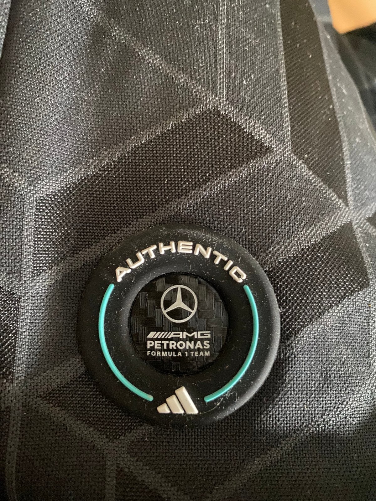 F1 mercedes shirt, Ophalen, Zo goed als nieuw, Maat 52/54 (L), Zwart