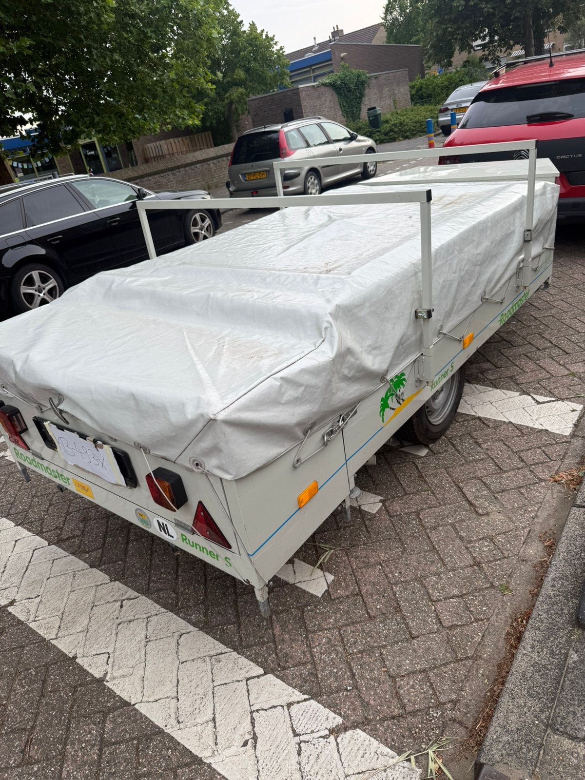 Afdek zeil vouwwagen Roadmaster Runner S, Ophalen