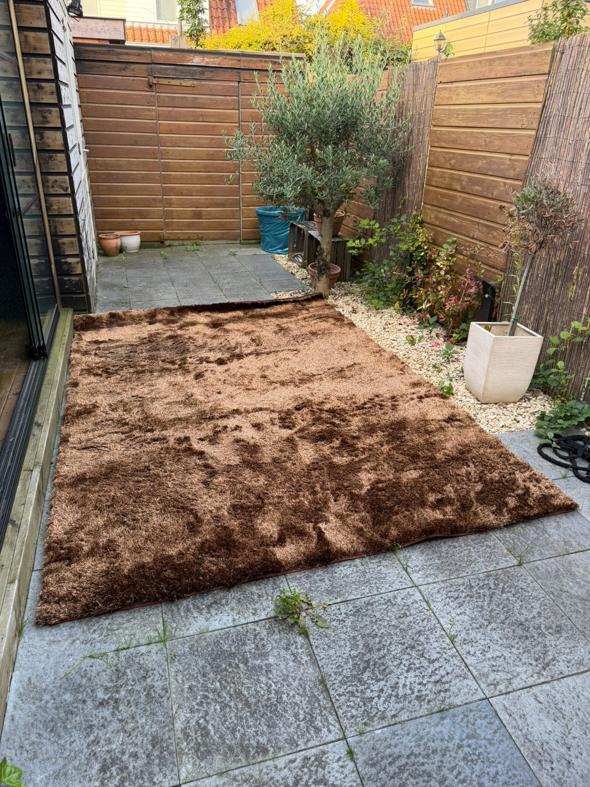 Te koop: Mart Visser Vloerkleed, Huis en Inrichting, Ophalen, Bruin, 200 cm of meer, Zo goed als nieuw