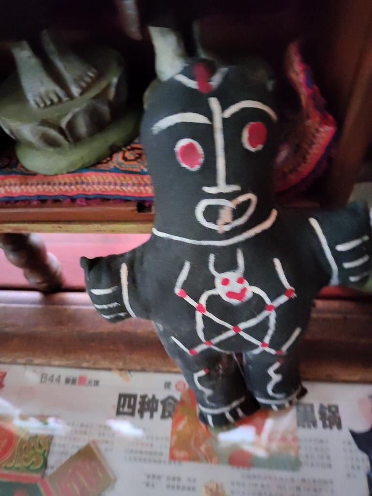 vintage Voodoo doll uit India, Ophalen of Verzenden, Gebruikt, Pop