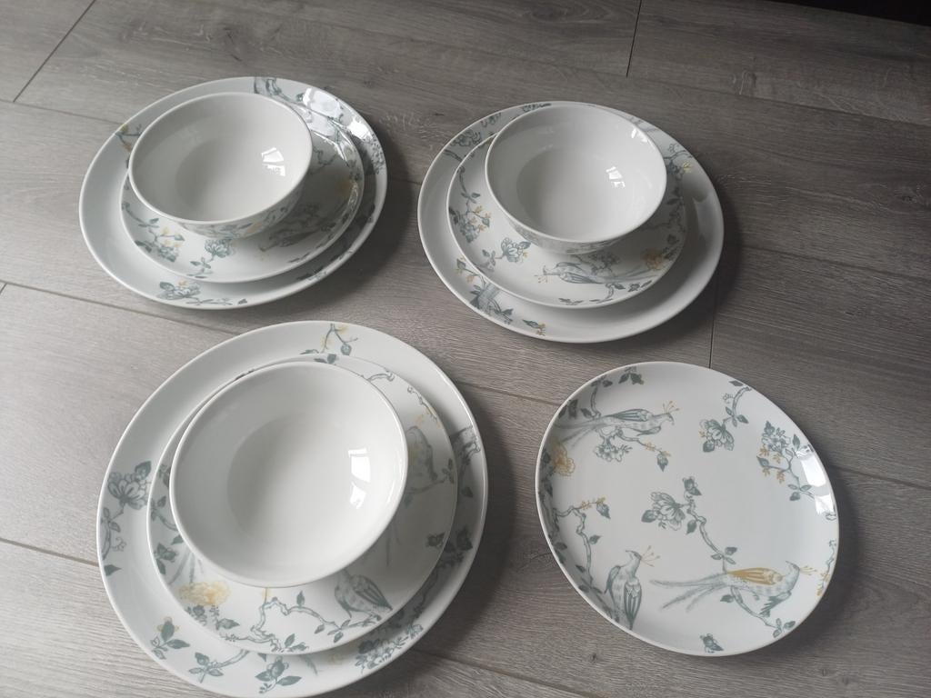 Vivo - Villeroy & Boch Group Porselein Vogel Servies, Ophalen, Gebruikt, Bord(en), Overige stijlen