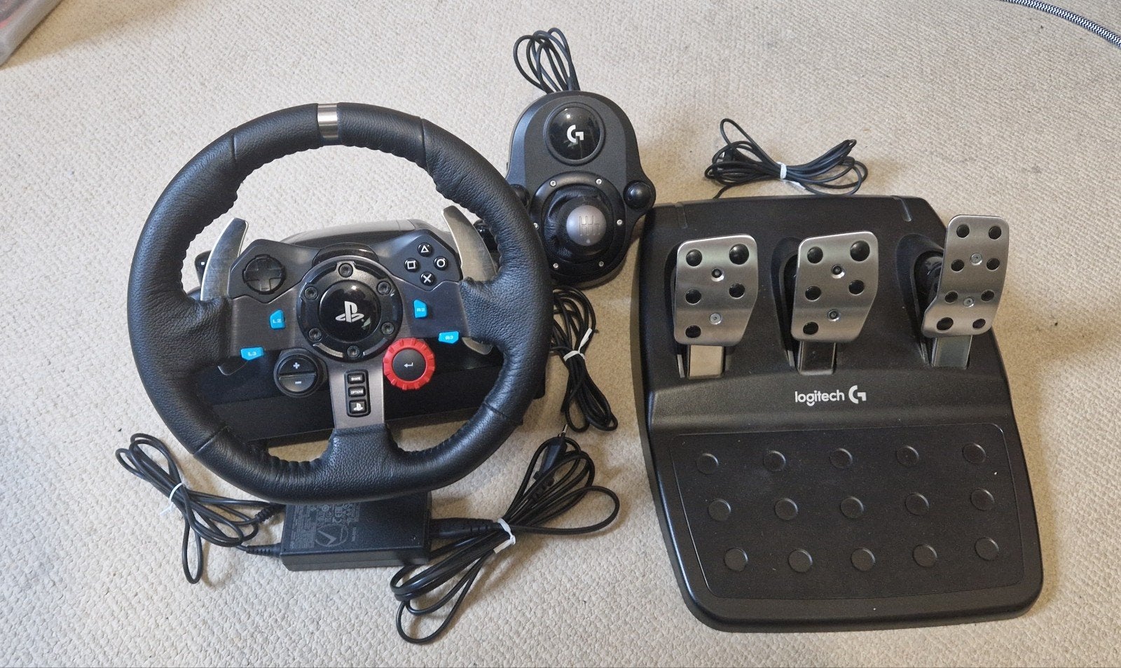 Logitech G29 Driving Force racestuur met pedalen en shifter, Spelcomputers en Games, Ophalen of Verzenden, Gebruikt, Stuurtje of Sportattribuut