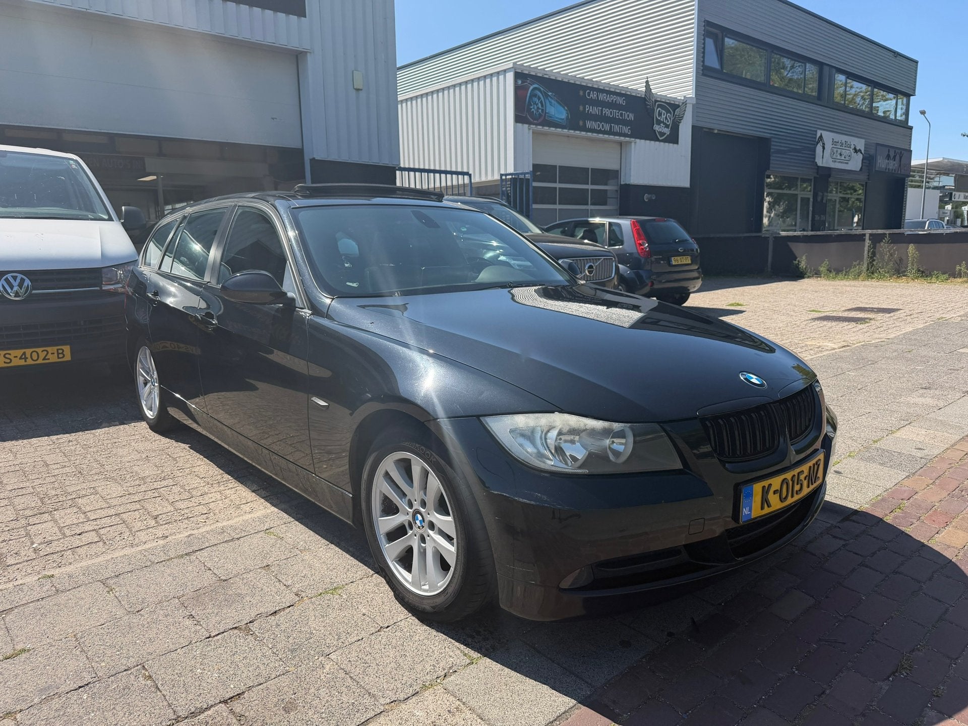BMW 3-serie Touring 318i, Startonderbreker, Achterwielaandrijving, Zwart, Handgeschakeld