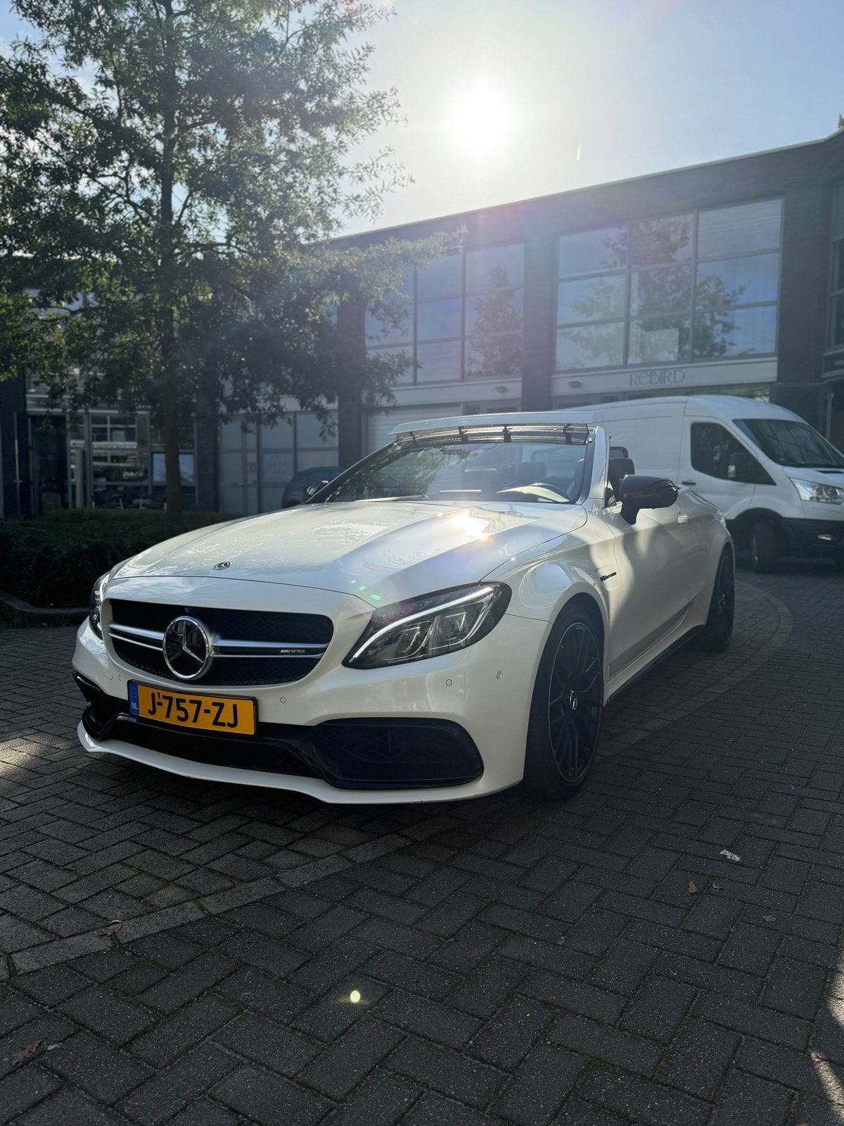 Mercedes-Benz C-Klasse 4.0 C63s AMG Cabrio AUT 2017 Wit, Auto's, Automaat, Achterwielaandrijving, 8 cilinders, 510 pk