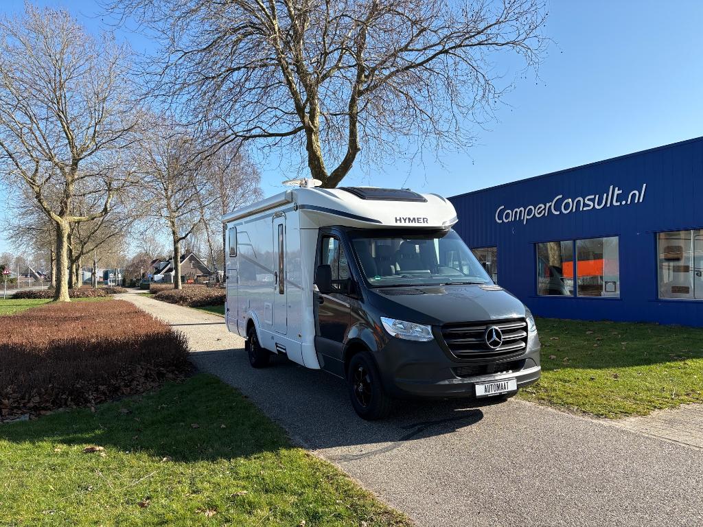 Pracht Hymer Tramp S 585 Automaat 1 eig alle opties topstaat, Caravans en Kamperen, Automaat, Koelkast, Bedrijf, Diesel