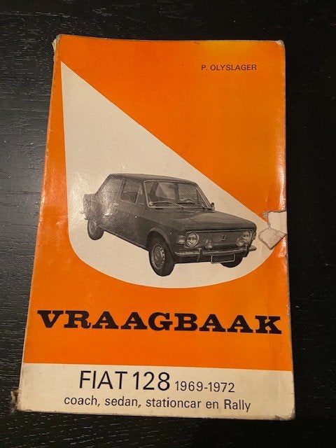 P. Olyslager vraagbaak Fiat 128 1969-1971, Ophalen of Verzenden