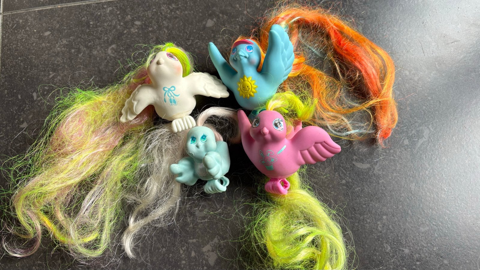 Hasbro Fairy Tails Vliegende Vogels Vintage Speelgoed, Ophalen of Verzenden, Gebruikt