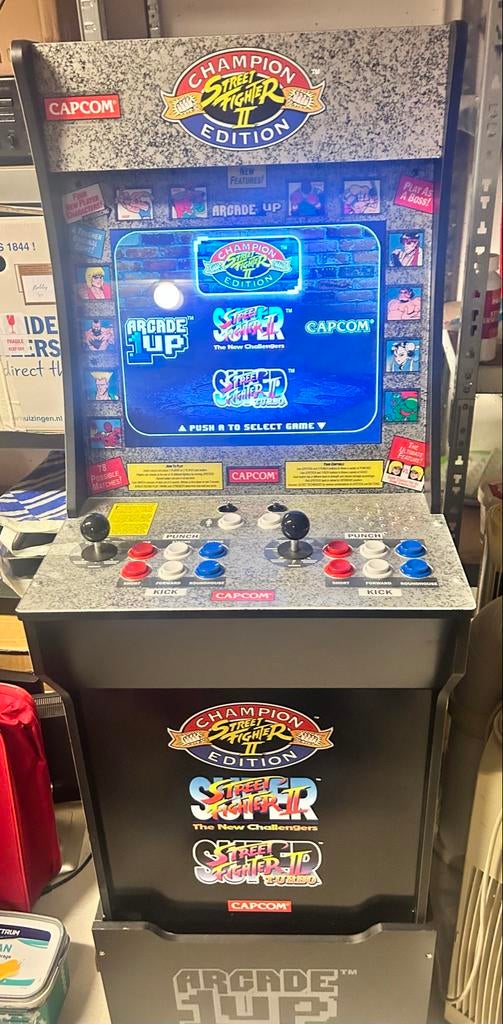 Arcade1Up Street Fighter II Champion Edition Arcade Kast, Ophalen, Overige merken, Gebruikt