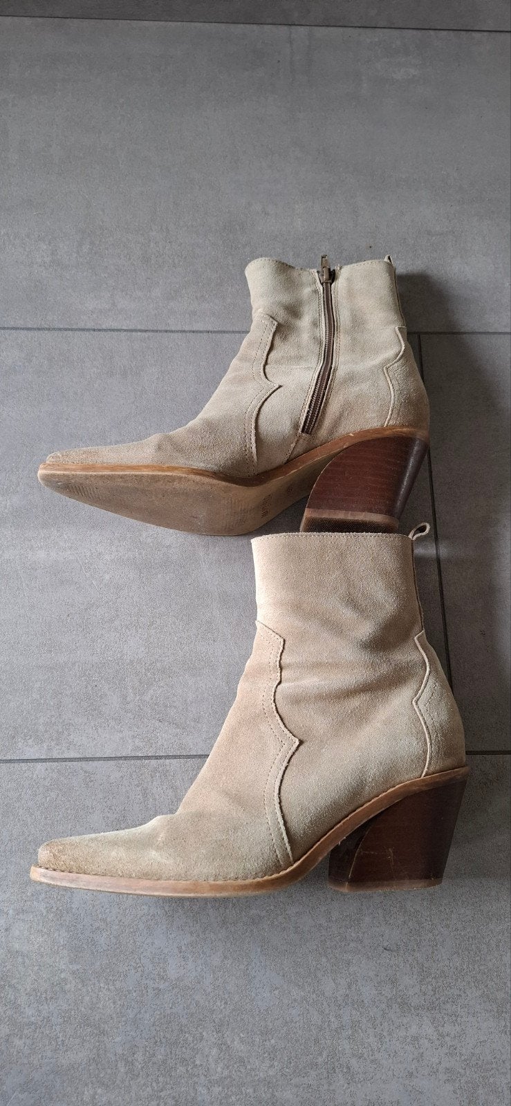 Manfield laarzen booties maat 39, Zwart, Lage of Enkellaarzen, Ophalen of Verzenden, Manfield