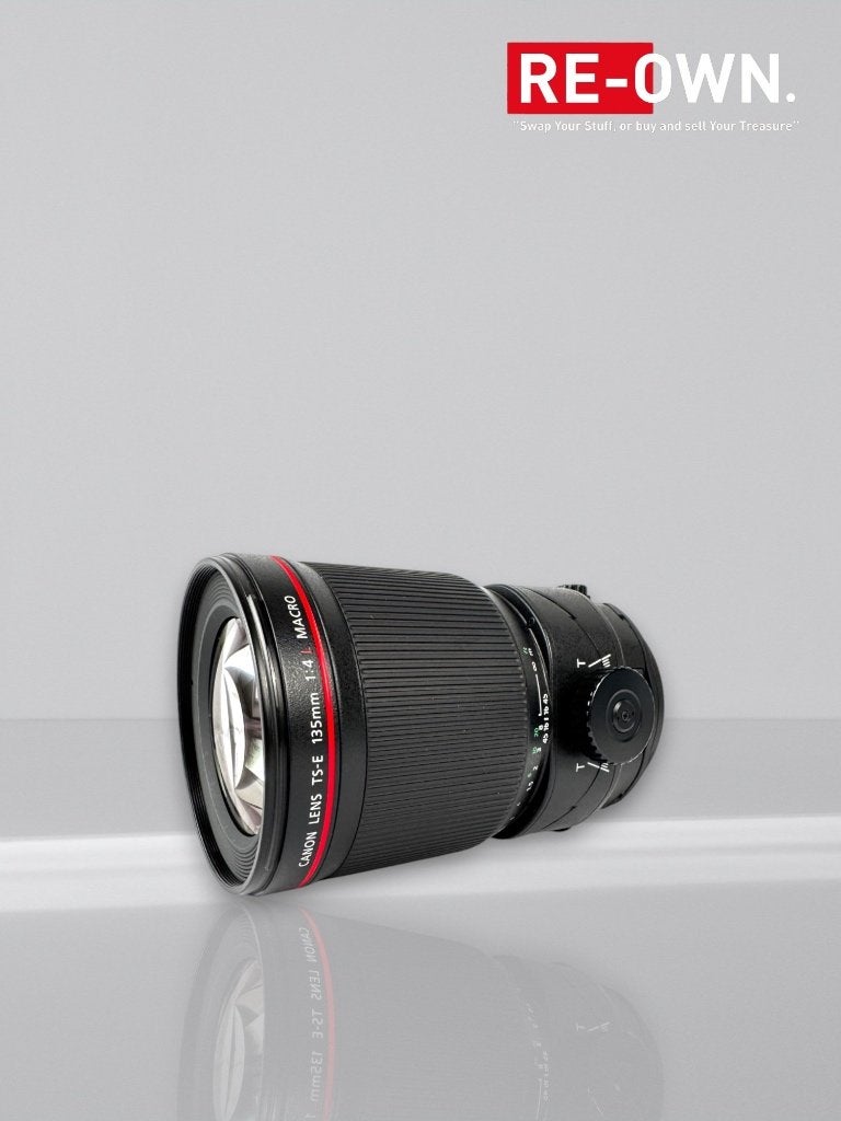 Canon TS-E 135mm F/4.0L Macro tilt shift (nieuwstaat) +pouch, Canon, Canon, ., Ophalen of Verzenden