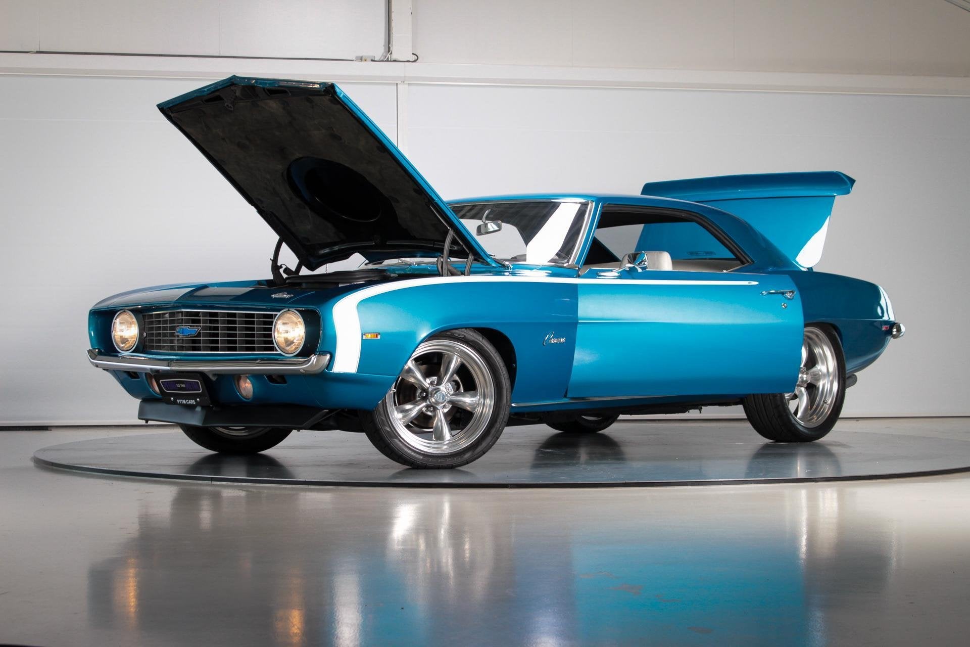 Chevrolet Camaro Pro Touring, Auto's, Automaat, Chevrolet, Blauw, 7554 cc
