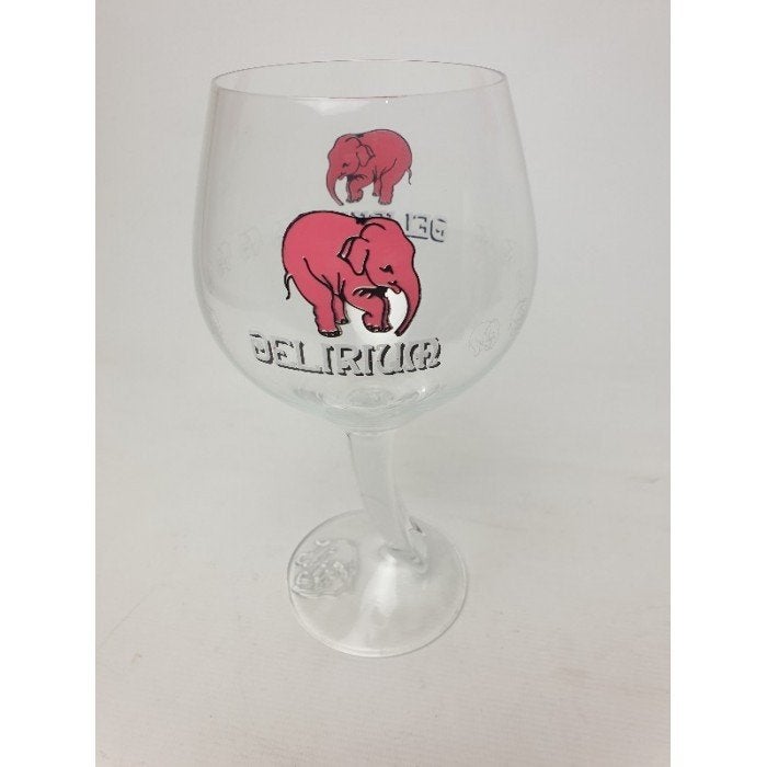 # Delirium bierglas 50 cl met roze olifant, Verzamelen, Glas en Borrelglaasjes, Ophalen of Verzenden, Gebruikt, Bierglas