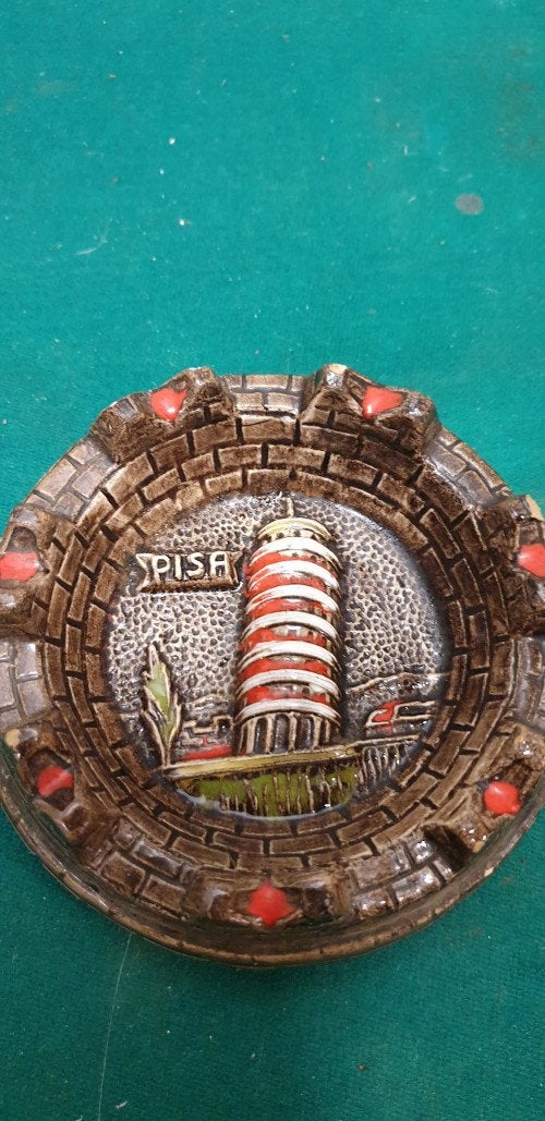 asbak pisa vintage, Ophalen of Verzenden, 'T Olde Gre-j, Info@toldegrej.nl, Endepoelstraat 20f Didam